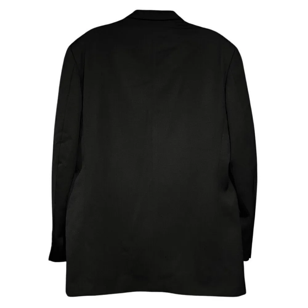 Jones New York Golden Fil Black Suit Jacket Blazer Men’s 44L
